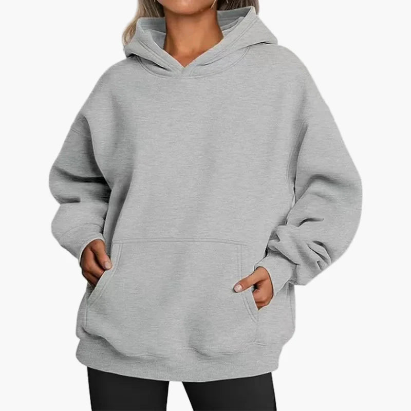 Women's Oversize Hoodie Hooded Sweatshirt Leisure Streetwear