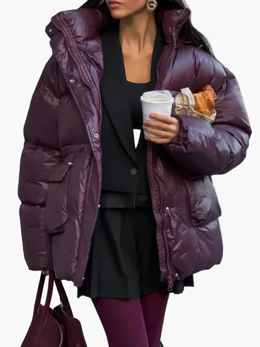 Women's Oversize Quilted Jacket Winter Elegant Everyday