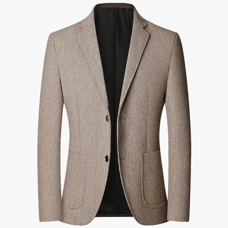Men's Business Casual Blazer – Classic Single-Breasted Jacket for Office & Everyday Use
