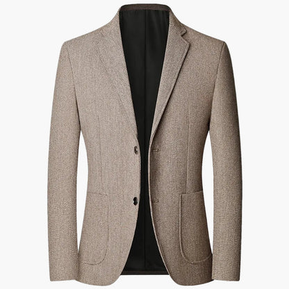 Men's Business Casual Blazer – Classic Single-Breasted Jacket for Office & Everyday Use
