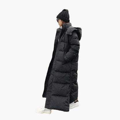Women's Winter Quilted Coat Long – Fashionable Casual Parka for Cold Days