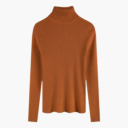 Women's Turtleneck Sweater Long Sleeve Basic Style – Ideal for Everyday and Office