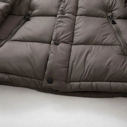 Men's winter quilted jacket with hood – casual outdoor puffer jacket for everyday and leisure