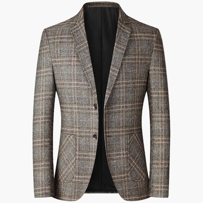 Herren Sakko Modern Business Kariert – Eleganter Blazer für Büro & Events