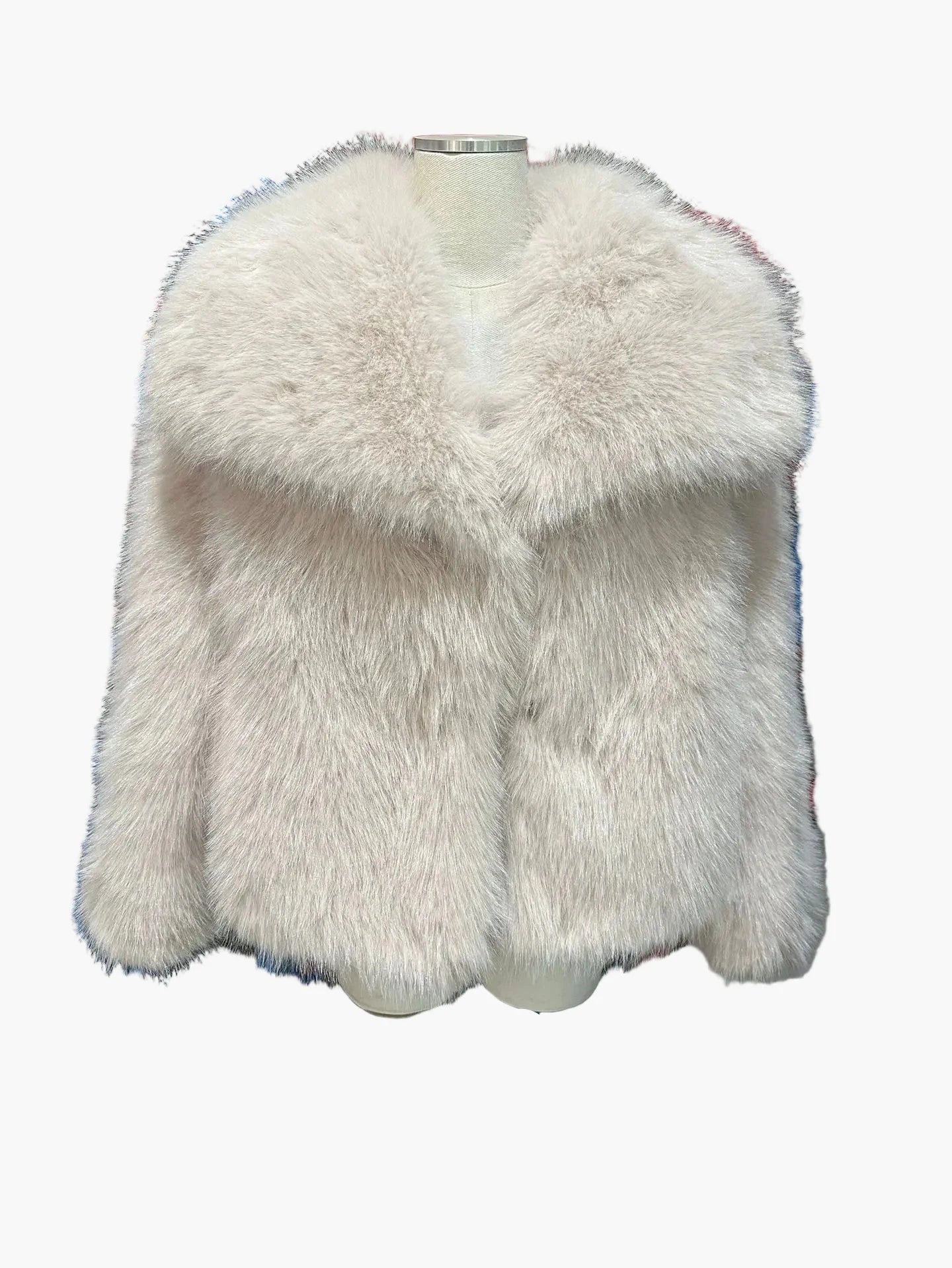 Women's Luxury Short Fur Jacket – Elegant Street Style for Winter