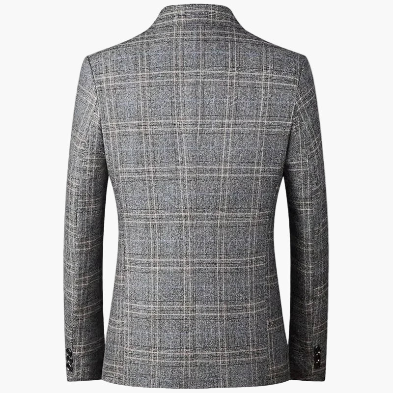 Herren Business Casual Sakko Modern Kariert – Eleganter Alltags- und Büro-Look