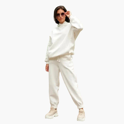 Women's Oversize Hoodie Jogging Suit Two-Piece Set Leisure Street Style