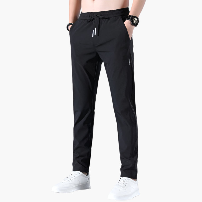 Herren Jogginghose – Schlanker Tapered Fit – Bequeme Freizeithose mit Elastikbund