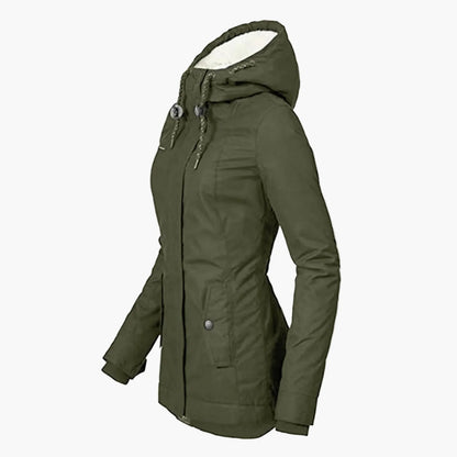 Women's winter jacket with hood – fashionable parka for everyday and outdoor use