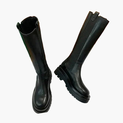 Damen Stiefel mit Chunky-Sohle – Modische Chelsea Boots für Alltag und Freizeit