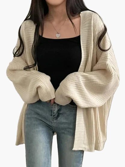 Damen Oversize Strick-Cardigan für Freizeit und Alltag