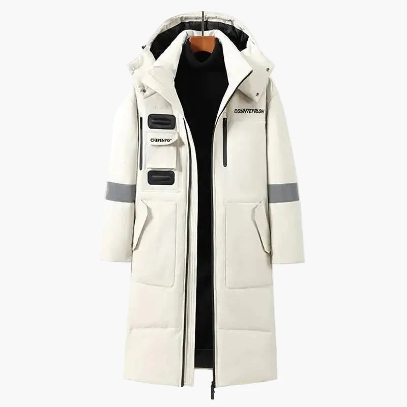 Men's winter coat long parka jacket – urban style for cold days
