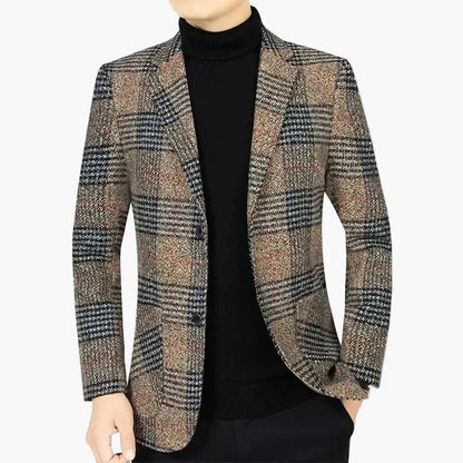 Herren Kariertes Sakko im klassischen Stil – Eleganter Blazer für Business und Freizeit