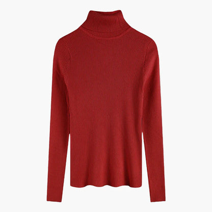 Women's Turtleneck Sweater Long Sleeve Basic Style – Ideal for Everyday and Office