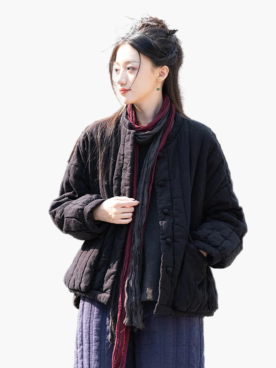 Women's vintage quilted jacket in a relaxed casual style – transitional jacket for everyday and outdoor use