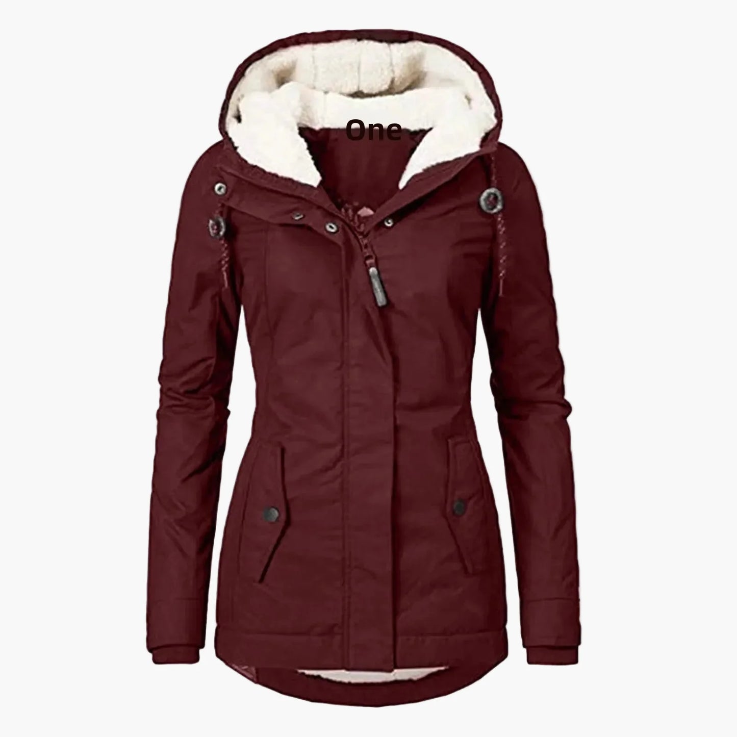 Women's winter jacket with hood – fashionable parka for everyday and outdoor use