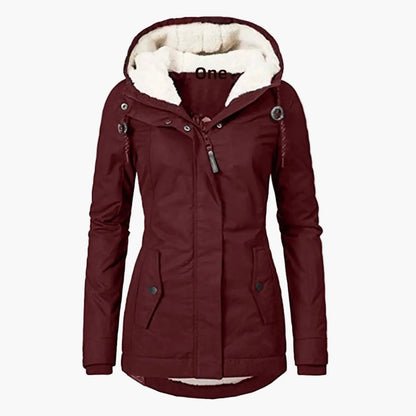 Women's winter jacket with hood – fashionable parka for everyday and outdoor use