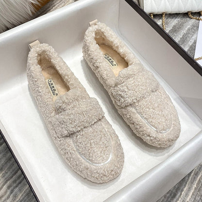 Damen Hausschuhe im Plüsch-Look – Bequeme und stilvolle Slipper für Zuhause