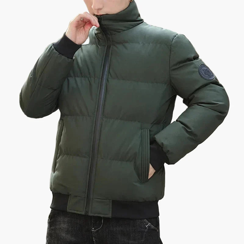 Men's Winter Quilted Jacket – Modern Casual Jacket for Cold Days