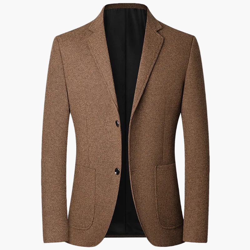 Men's Business Casual Blazer – Classic Single-Breasted Jacket for Office & Everyday Use