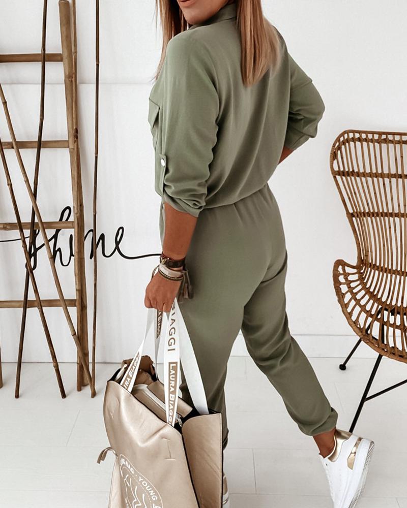 Women's Jumpsuit One-Piece Casual Wear with Pockets – Fashionable Overall for Everyday and Events