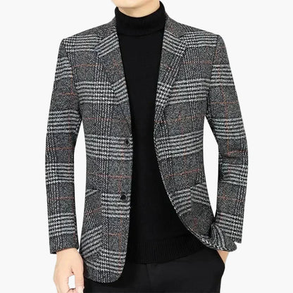 Herren Kariertes Sakko im klassischen Stil – Eleganter Blazer für Business und Freizeit