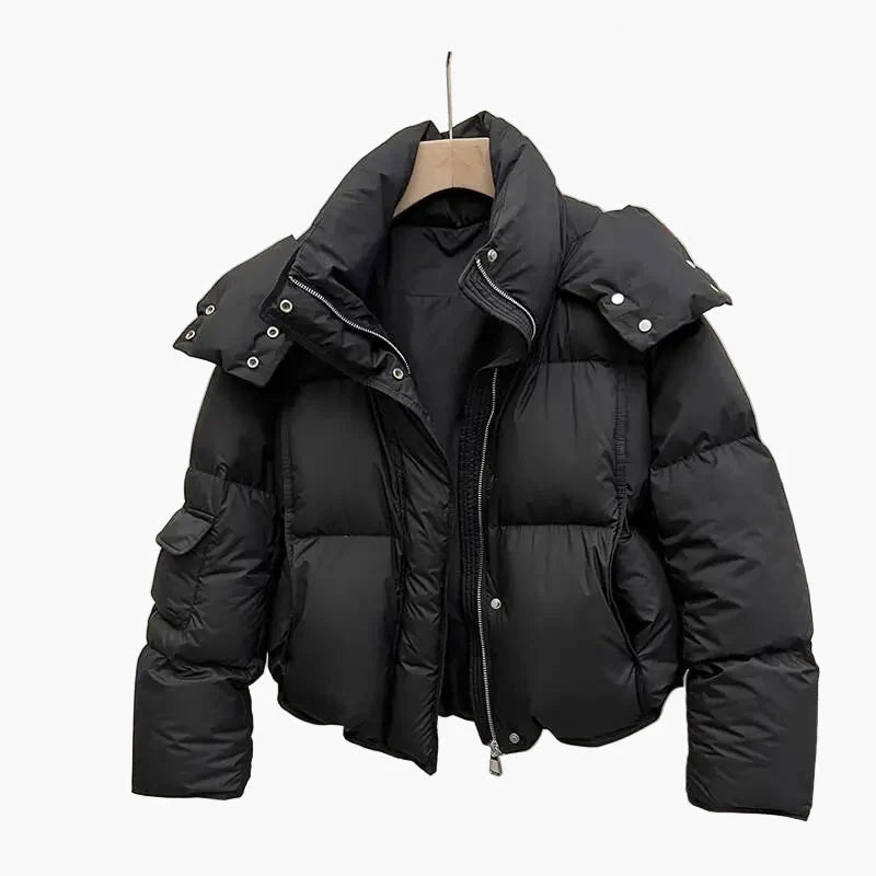 Women's Winter Quilted Jacket Short Cut – Fashionable Transitional Jacket for Cold Days