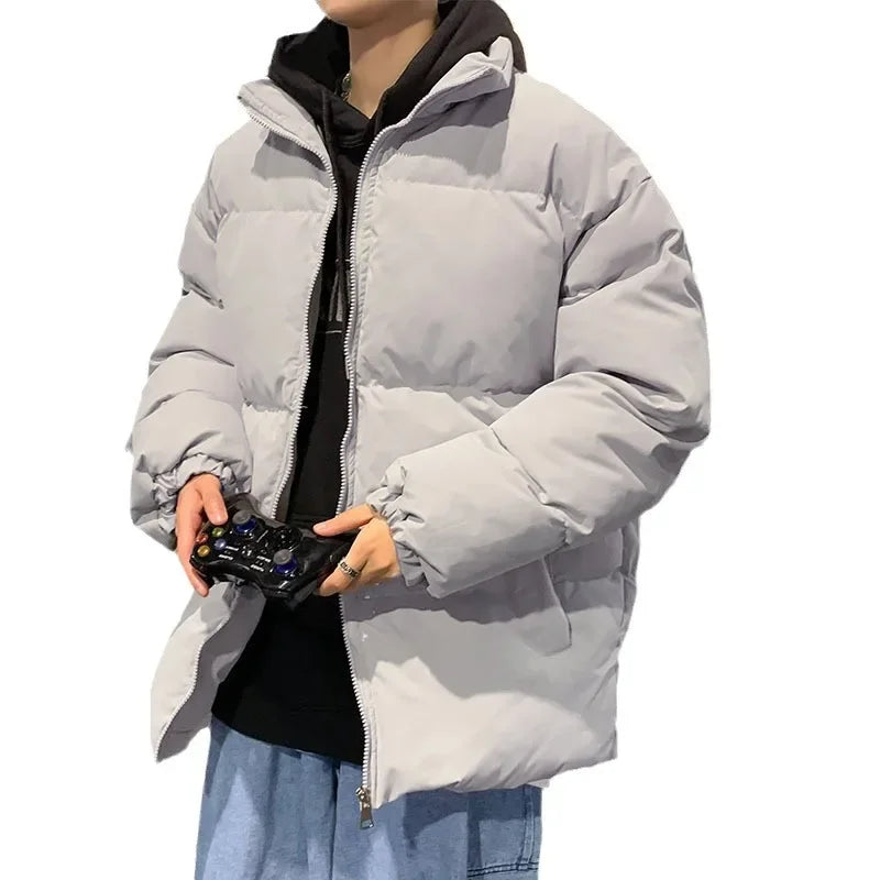 Herren Winter Steppjacke im lässigen Streetwear-Stil – Warme Übergangsjacke für Alltag & Freizeit