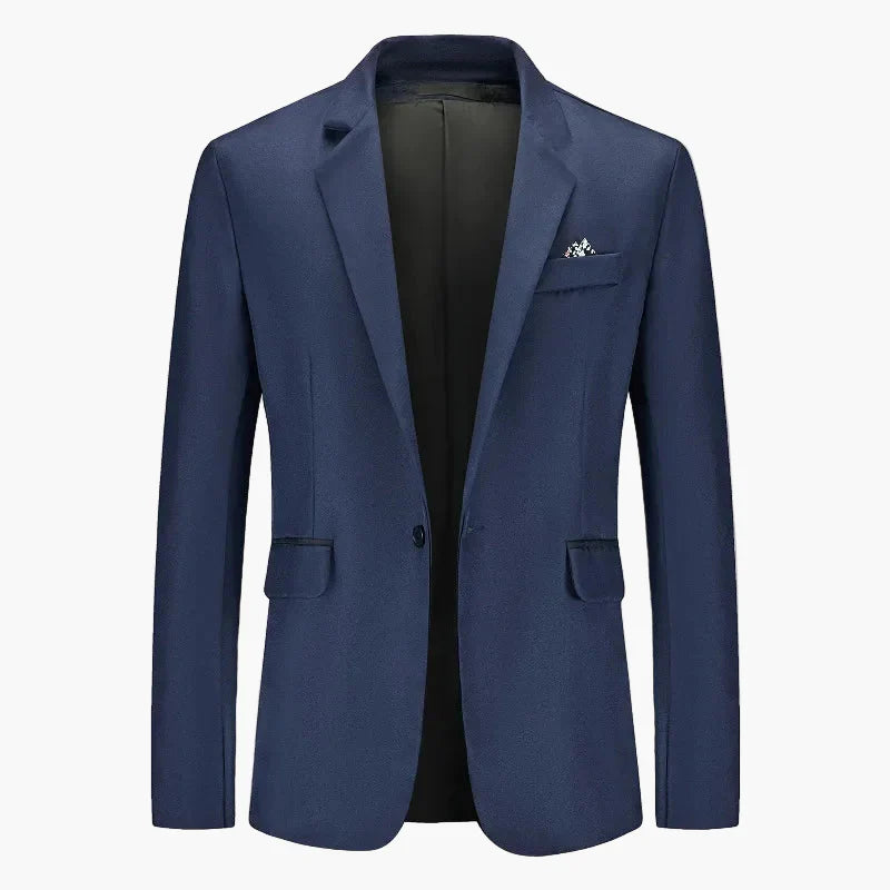 Herren Business Sakko Einreiher Modern Slim Fit – Eleganter Blazer für Büro & festliche Anlässe