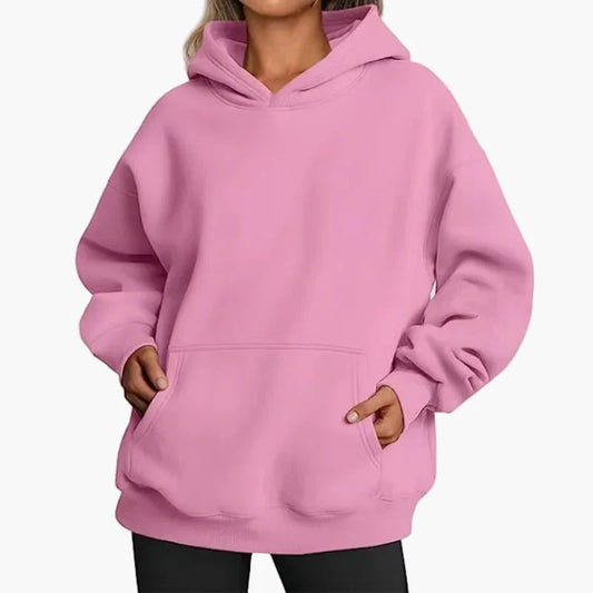 Women's Oversize Hoodie Hooded Sweatshirt Leisure Streetwear
