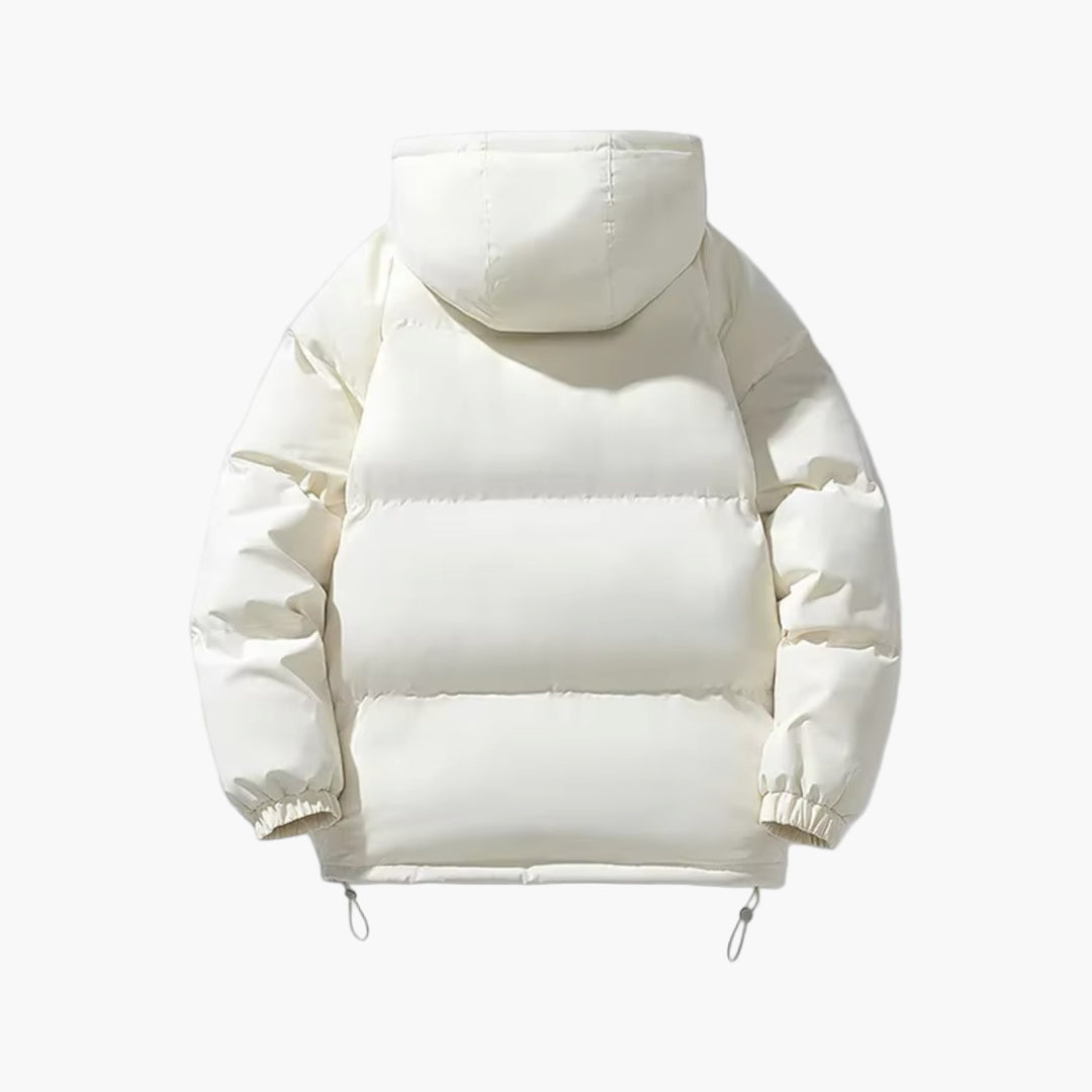 Men's Winter Quilted Jacket with Hood – Urban Style & Thermal Protection for Everyday and Outdoor Use