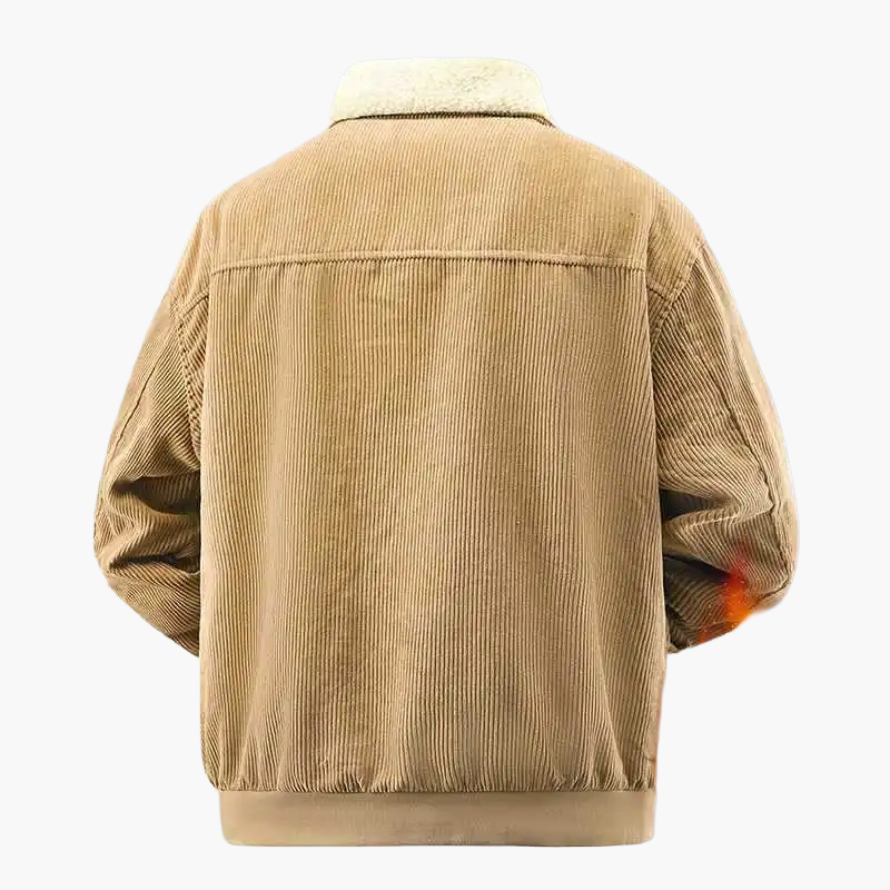 Herren Winterjacke modisch warm gefüttert Urban Streetwear Outdoorjacke