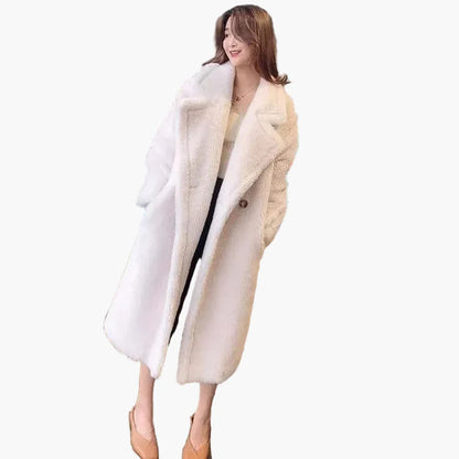 Damen Langer Oversize Mantel – Modischer Wintermantel für Alltag & Freizeit