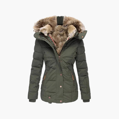 Women's winter jacket with hood – fashionable, tailored quilted jacket for everyday and outdoor use