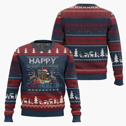 Herren Weihnachts-Hanukkah Pullover Lustig "Not Today Santa" Sweatshirt – Perfekt für Feiertage & Ugly Sweater Partys