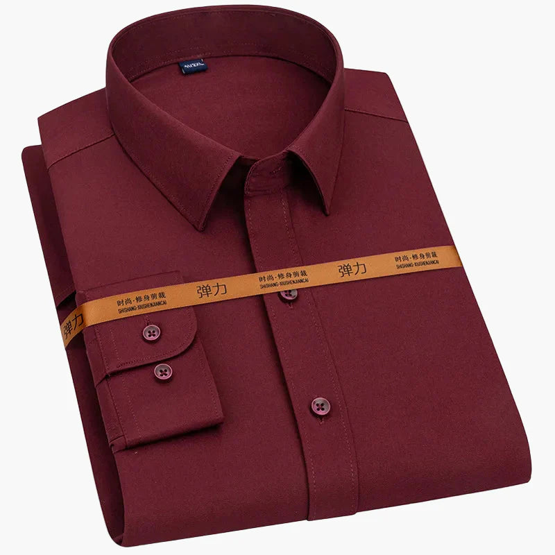 Herren Business Freizeithemd Slim Fit – Elegantes Langarmhemd für Büro & Alltag