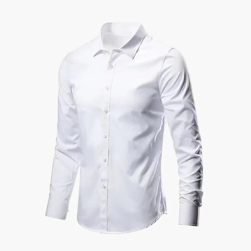 Men's Business Shirt – Elegant Long-Sleeve Shirt for Office & Leisure
