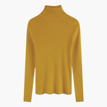 Women's Turtleneck Sweater Long Sleeve Basic Style – Ideal for Everyday and Office