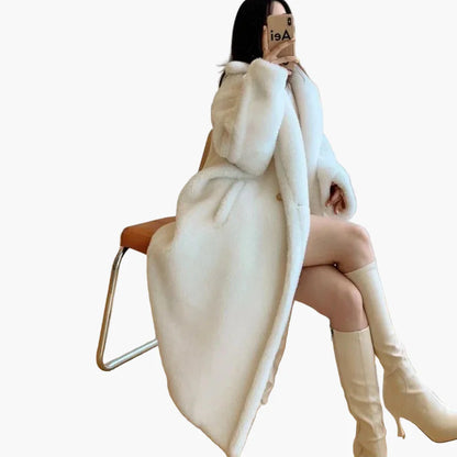 Damen Oversize Wintermantel im eleganten Trend-Look – Perfekt für kalte Tage