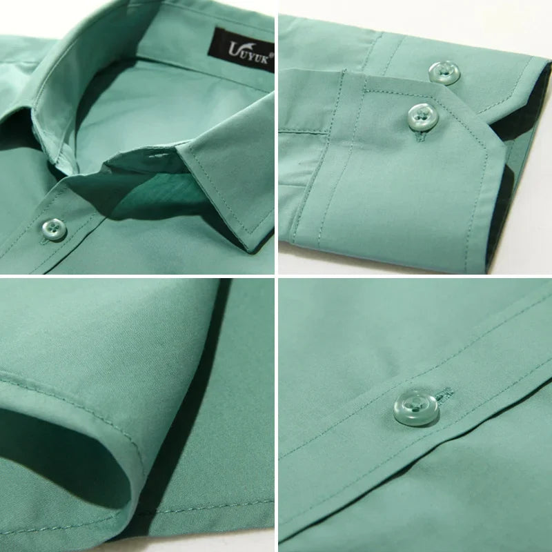 Herren Slim Fit Langarm Business Freizeithemd – Modernes Stilvolles Hemd für Büro und Alltag