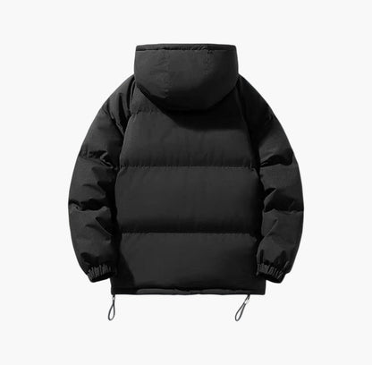 Men's Winter Quilted Jacket with Hood – Urban Style & Thermal Protection for Everyday and Outdoor Use