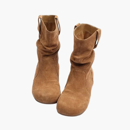 Damen Stiefeletten Flach Bequem Freizeit Klassische Boots