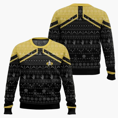 Herren Pullover Star Trek Weihnachten Geek Style – Perfekt für Sci-Fi Fans