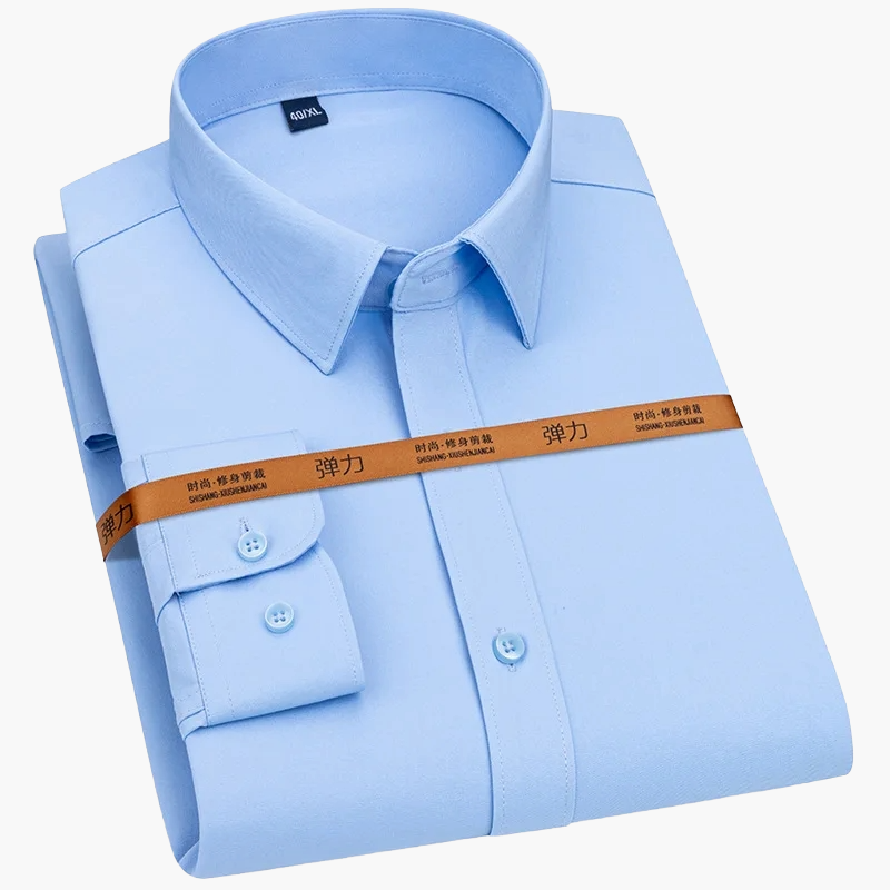 Herren Business Freizeithemd Slim Fit – Elegantes Langarmhemd für Büro & Alltag