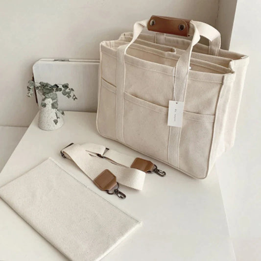 Heidi – Stilvolle Damen-Canvas-Tasche mit großer Kapazität