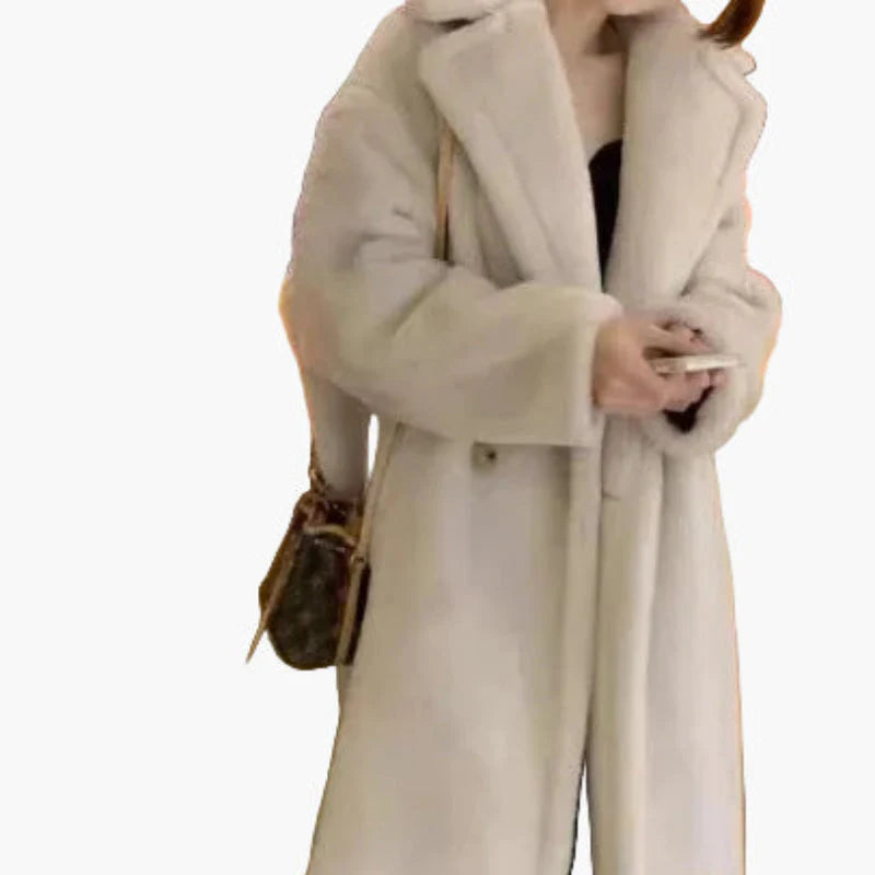 Damen Langer Oversize Mantel – Modischer Wintermantel für Alltag & Freizeit