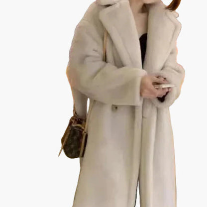 Damen Langer Oversize Mantel – Modischer Wintermantel für Alltag & Freizeit