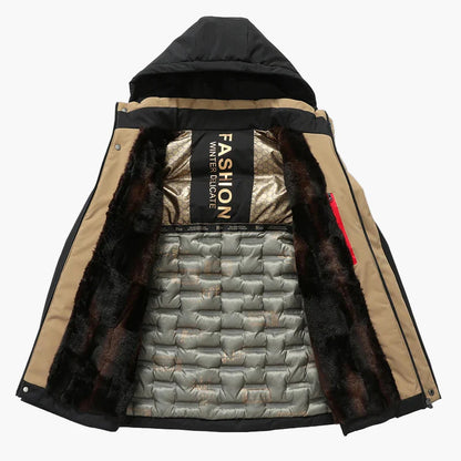 Men's winter jacket with hood – fashionable, windproof parka for outdoor and everyday use