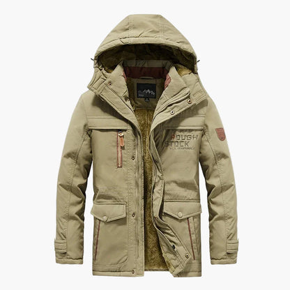 Men's Outdoor Winter Jacket Parka – Warm, Windproof, With Hood, Leisure & Everyday