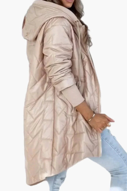 Damen Übergangsjacke mit Kapuze – Modisch, Leicht, Alltags- & Freizeitjacke